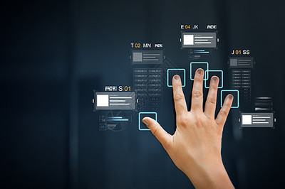 未來(lái)技術(shù) 手動(dòng)掃描交互式觸摸屏的數(shù)據(jù)訪問(wèn)